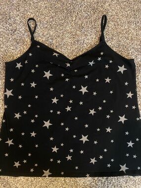 torrid Black Star-Print Spaghetti Strap Cami